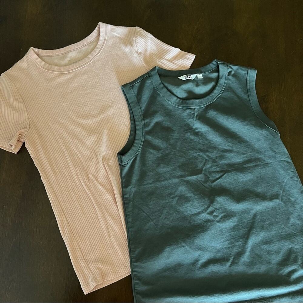 Neutral Contemporary Top Bundle Uniqlo / A New day Casual XS